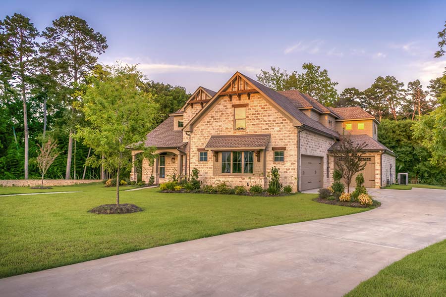 A beautiful house with great curb appeal