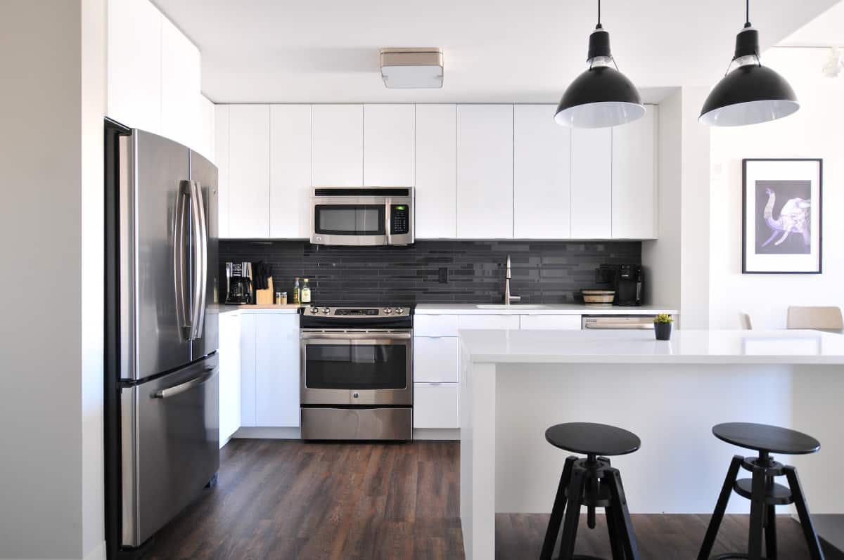 upgraded utilities in the kitchen of a house in sale
