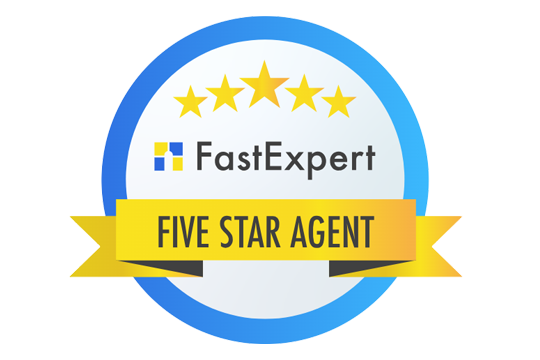 FastExpert Five Star Agent Badge