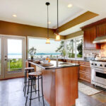 A spacious kitchen in a home for sale in Lockhart.